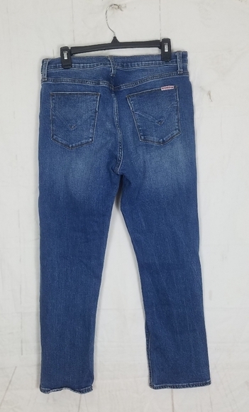 Hudson distressed straighten jeans - Picture 2 of 9